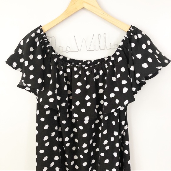 Merona Polka Dot Ruffle Dress - Picture 3 of 5